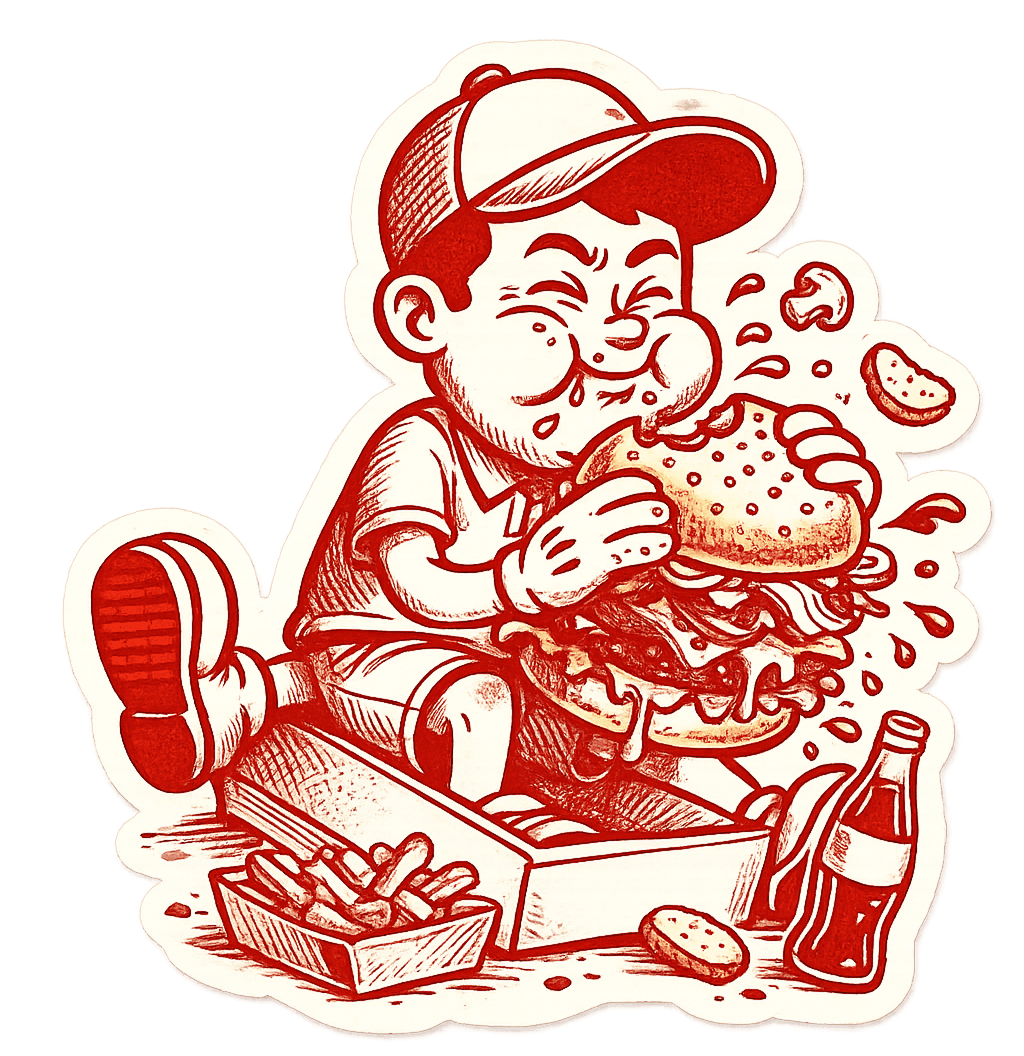Crazy Smash burger boy